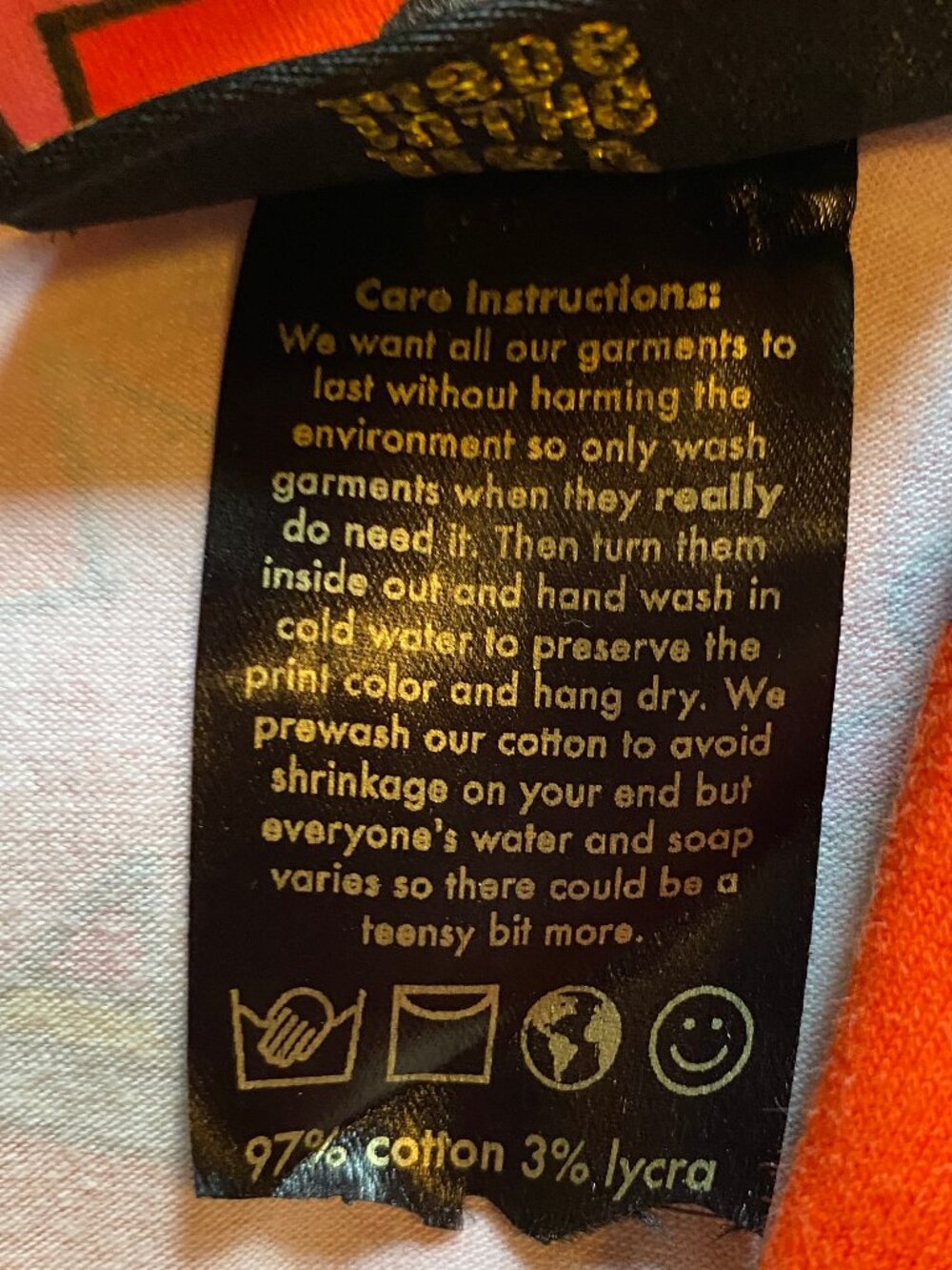 Nooworks Bright Orange Retro Print Sleeveless Jumpsuit - Picture 7 of 7